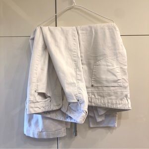 Bundle of Two Pairs of White Jeans Celebrity Pink and Gap